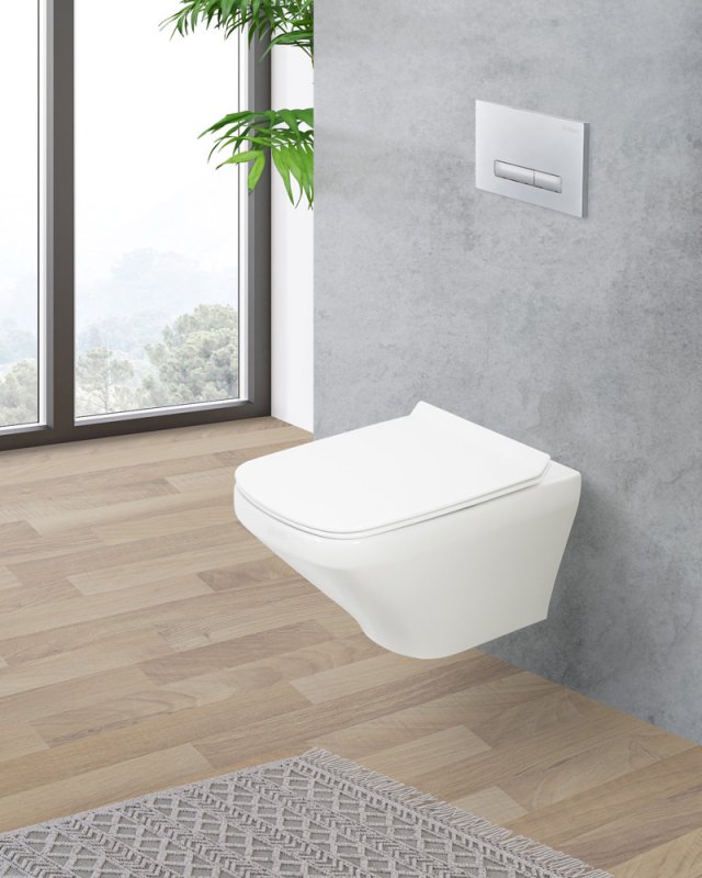 Крышка-сиденье BelBagno Sela BB3201SC белая