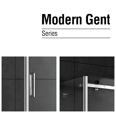 Душевая дверь в нишу Gemy Modern Gent S25191B 150 см