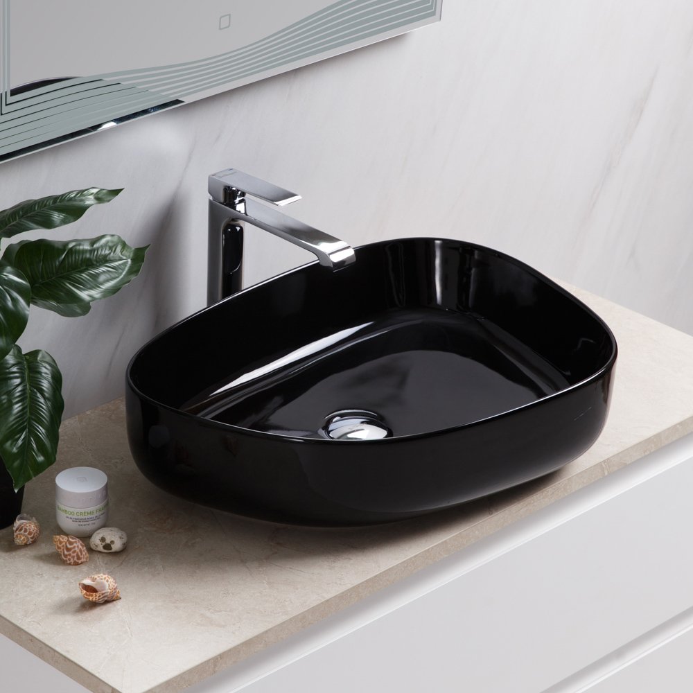 Раковина BelBagno BB1435-NERO