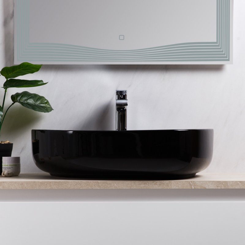 Раковина BelBagno BB1435-NERO