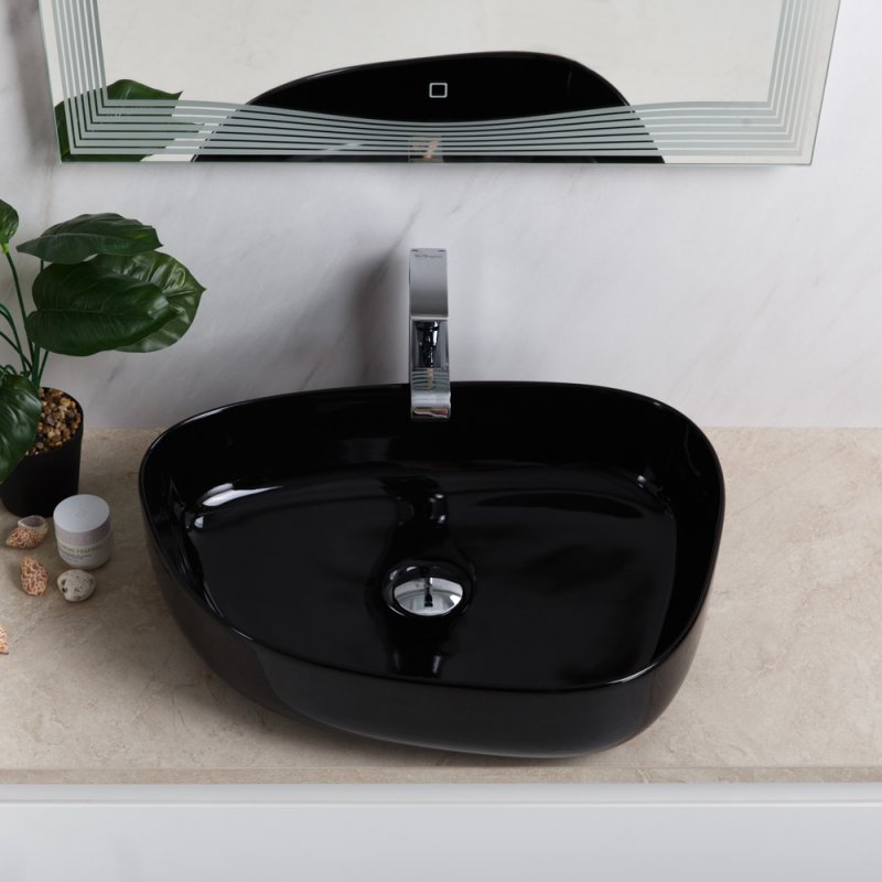 Раковина BelBagno BB1435-NERO