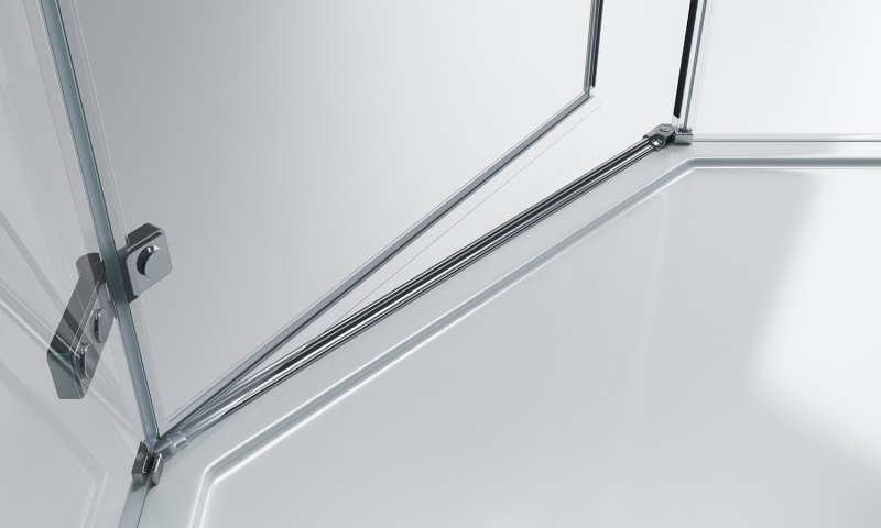 Душевой уголок BelBagno Kraft P-1-80-C-Cr L