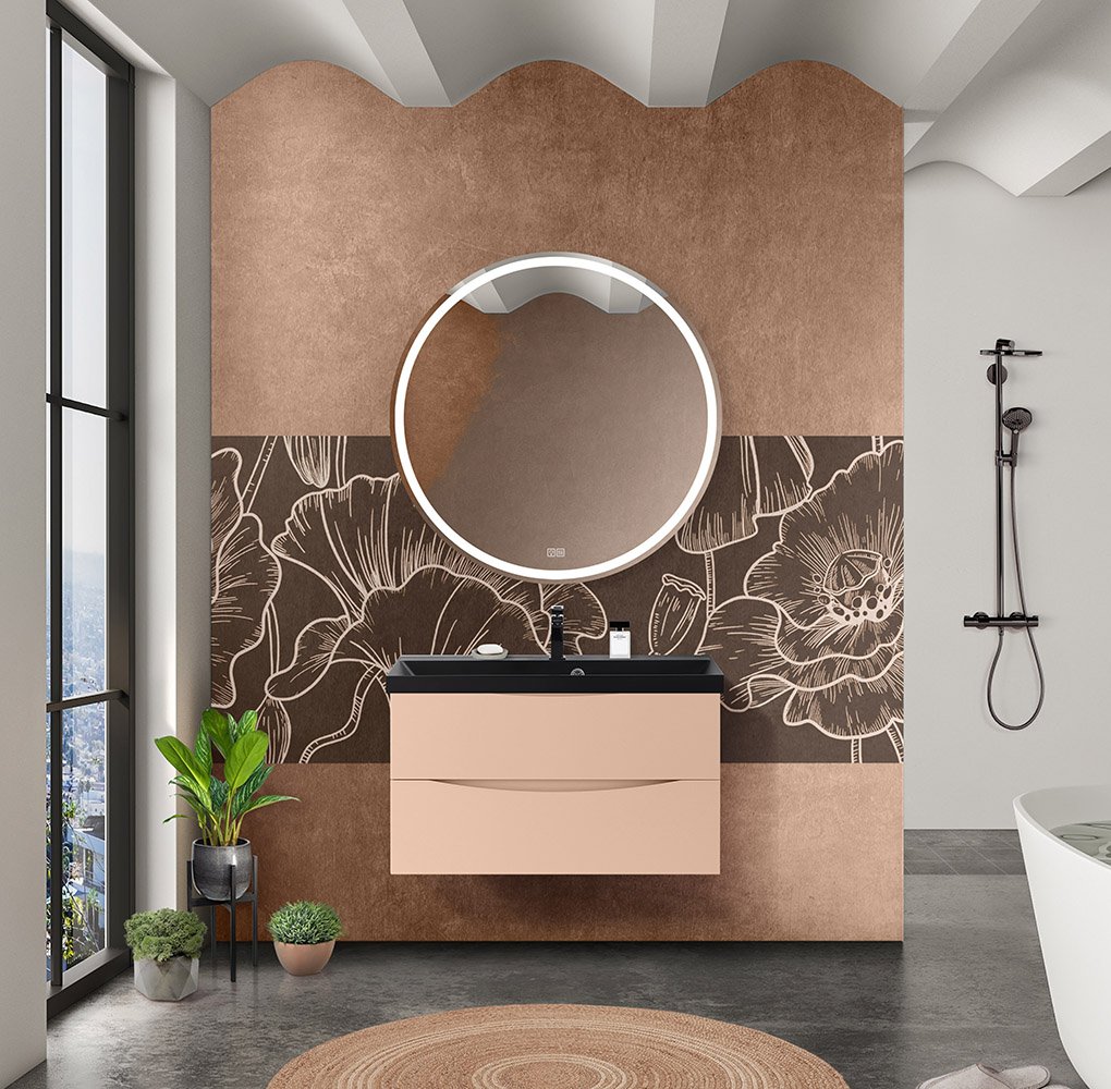 Тумба для комплекта BelBagno Marino 80 rovere cioccolato amaro