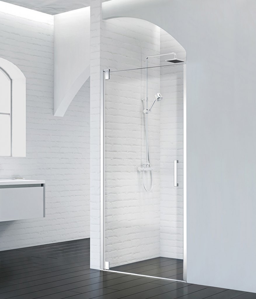 Душевая дверь в нишу BelBagno Marmi B-1-100-C-Cr