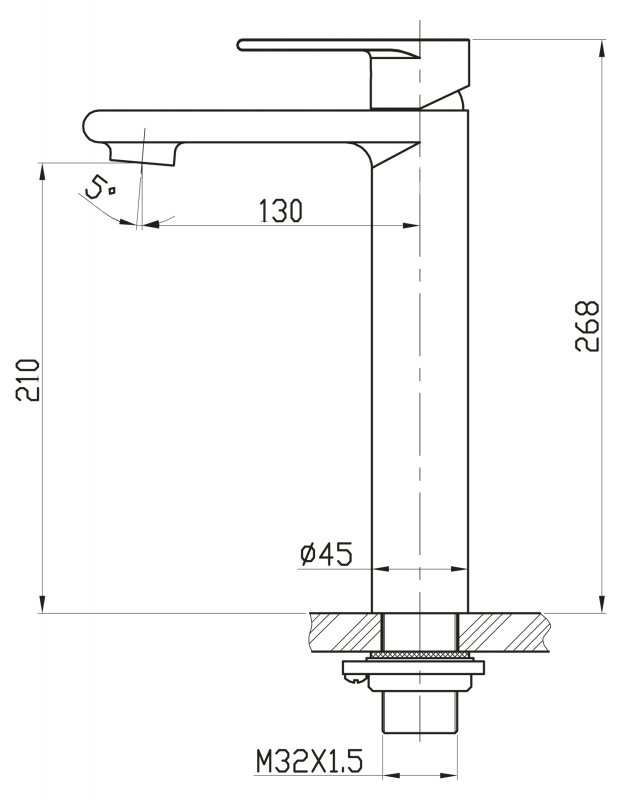 Смеситель для раковины BelBagno Nova NOV LMC IN