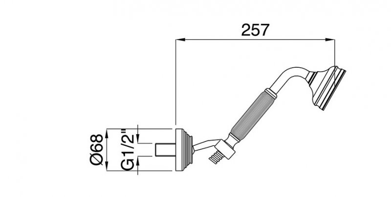 Душевой гарнитур Cezares Olimp OLIMP-KD-01