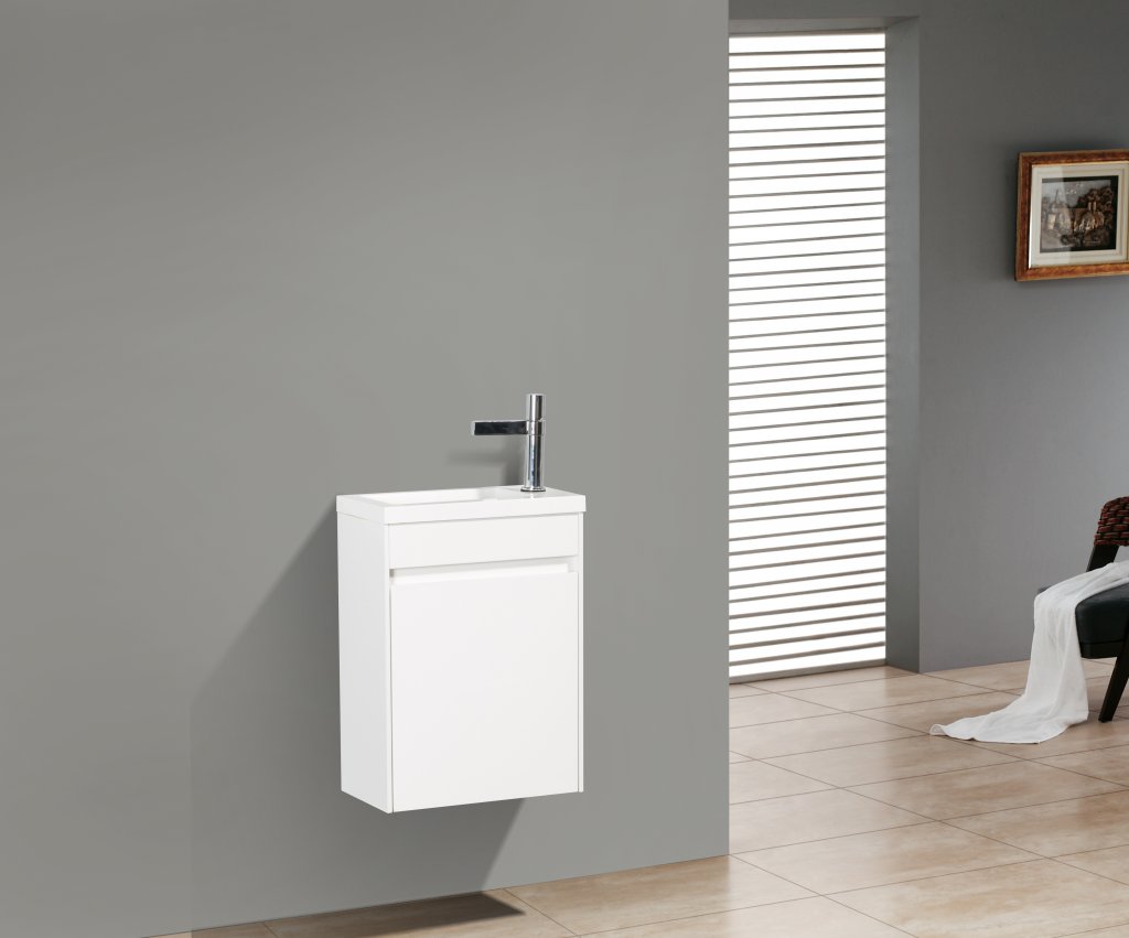 Тумба для комплекта BelBagno Pietra Mini 40 L bianco lucido