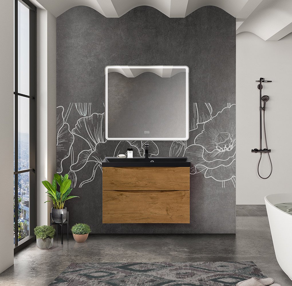 Тумба для комплекта BelBagno Marino H90 rovere nature