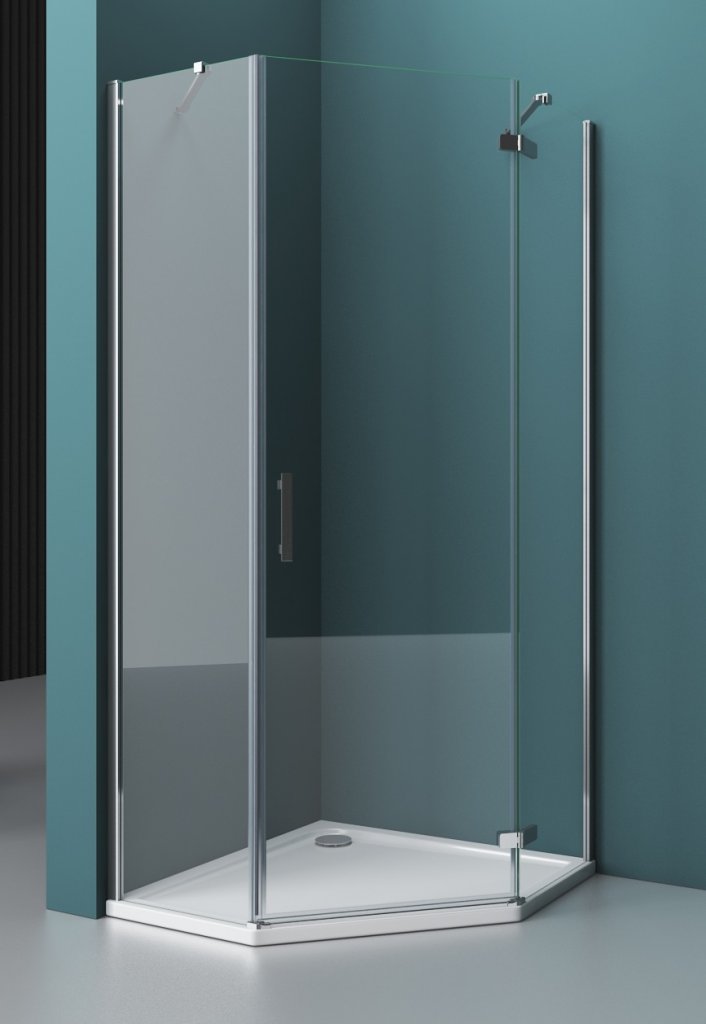 Душевой уголок BelBagno Kraft P-1-80-C-Cr L