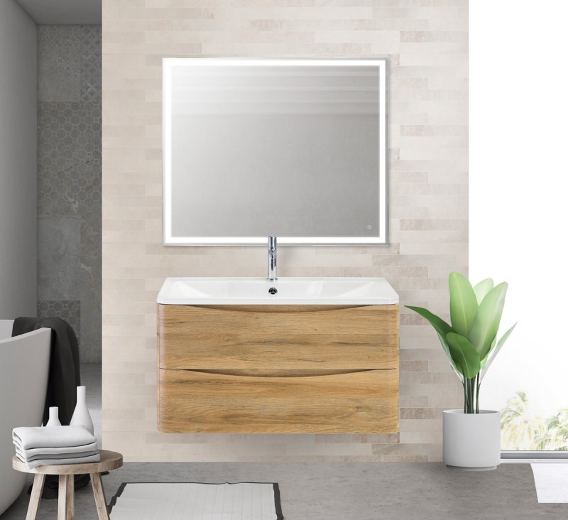 Тумба для комплекта BelBagno Acqua 100 подвесная, rovere vintage bianco