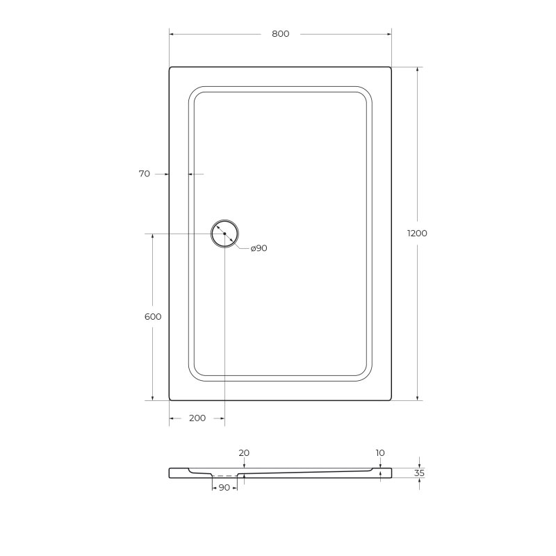 Экран для поддона Cezares TRAY-M-AH-140/90-SCR