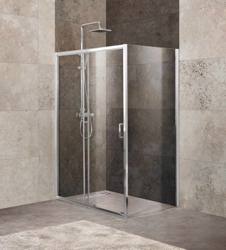 Душевой уголок BelBagno Unique UNIQUE-AH-1-110/125-80-C-Cr