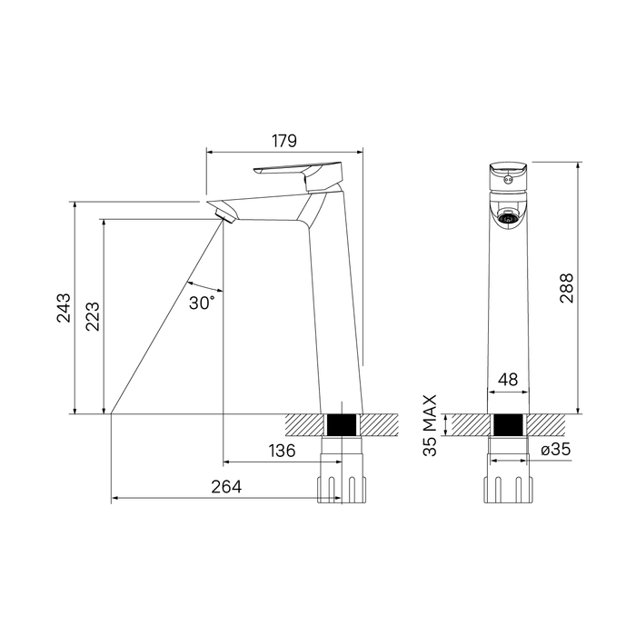 Смеситель для раковины IDDIS Cloud CLOSB01i01