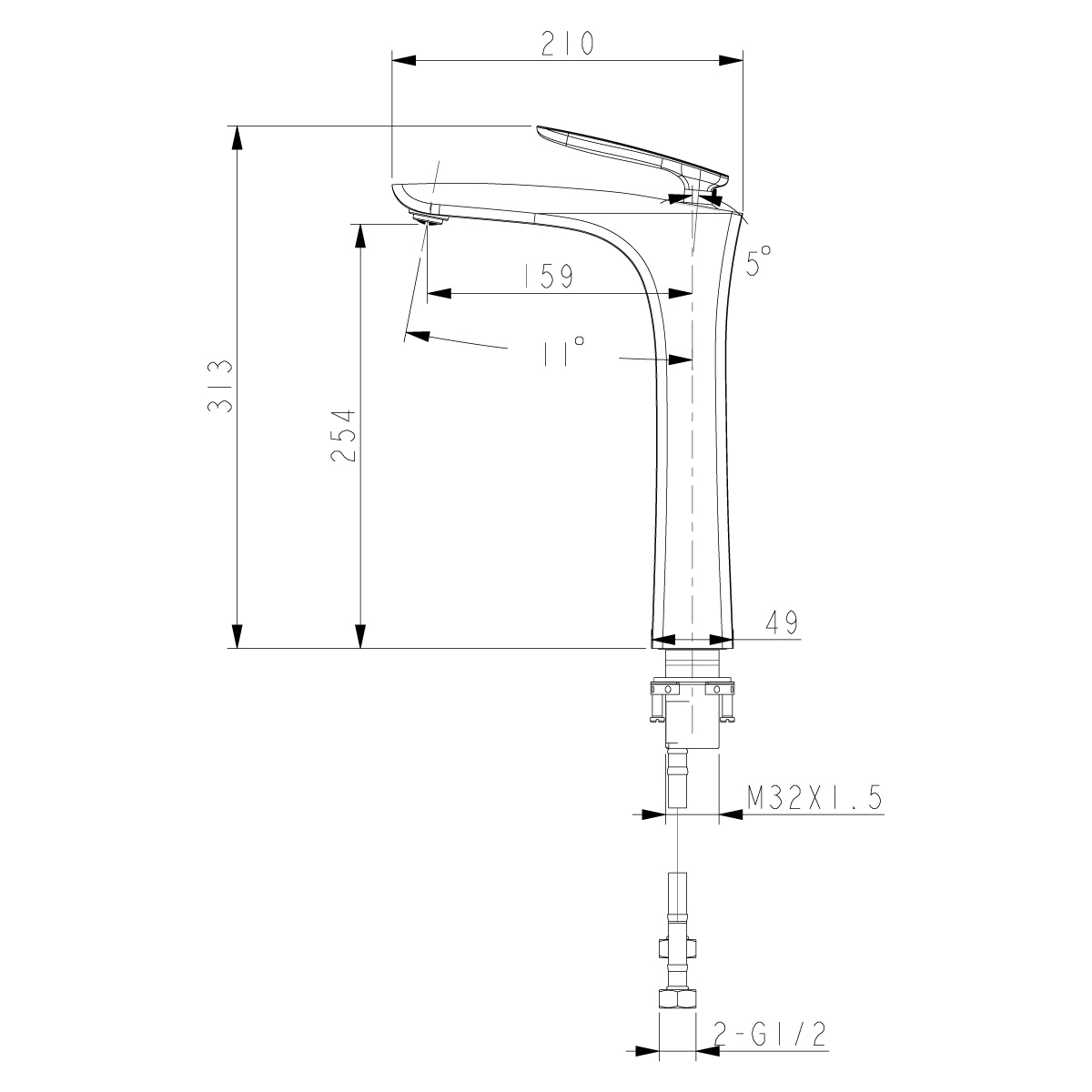 Смеситель для раковины Lemark Bellario LM6809C