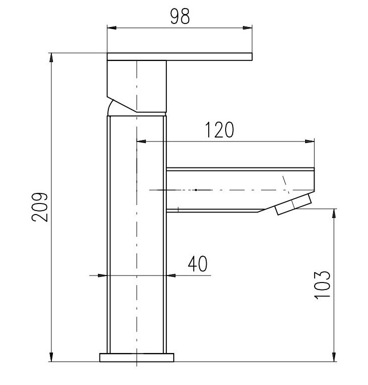 Смеситель для раковины Rav Slezak Loira LR528.5