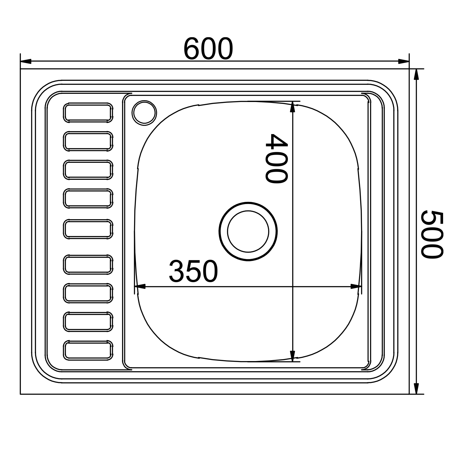 Мойка кухонная Mixline 538192