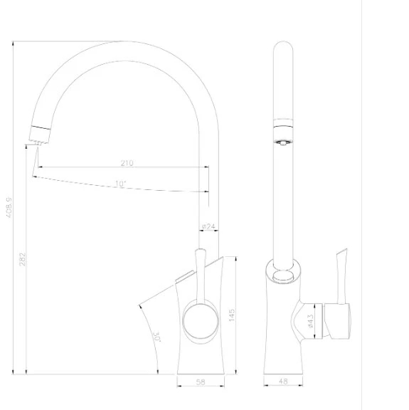 Смеситель для кухни Lemark Comfort LM3072C