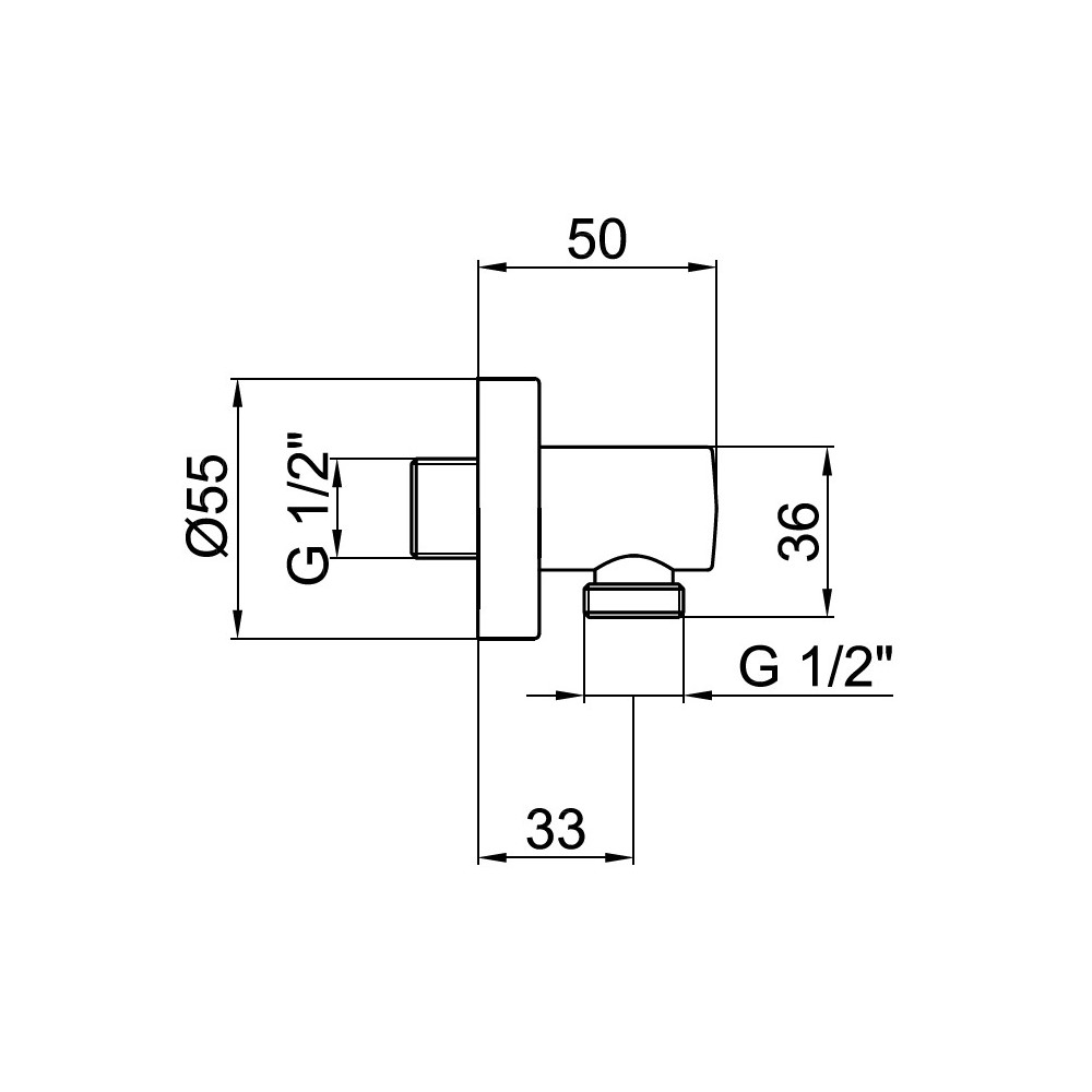 Шланговое подключение Webert Comfort AC0344010 золото