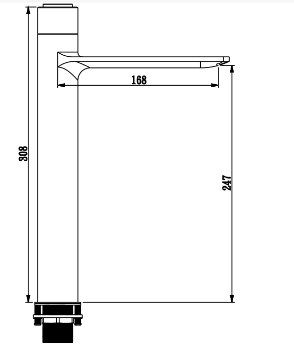 Смеситель для раковины Savol S-601810GLB