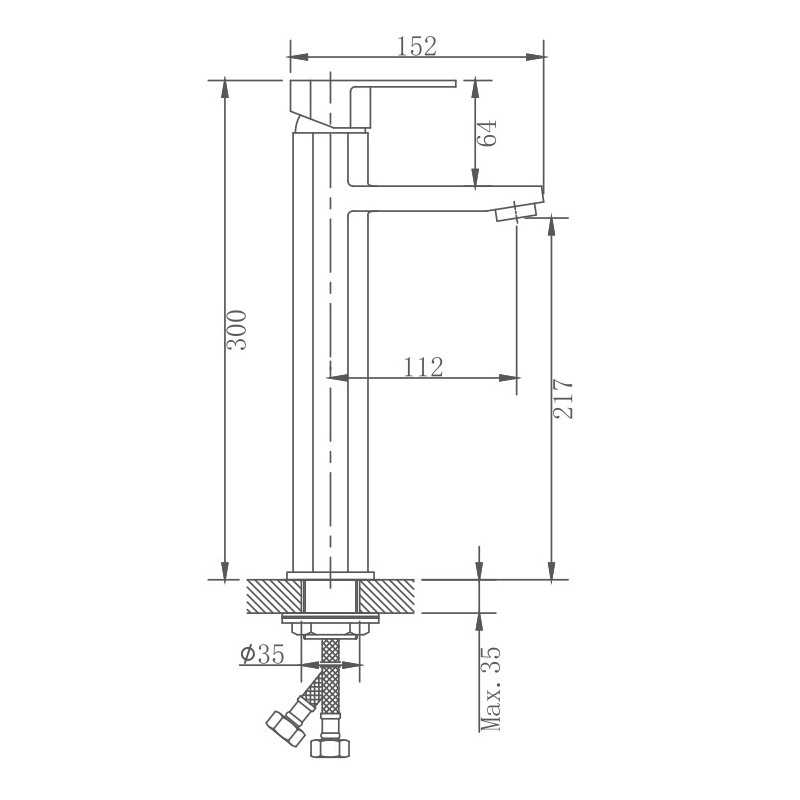 Смеситель для раковины Haiba HB806 HB11806