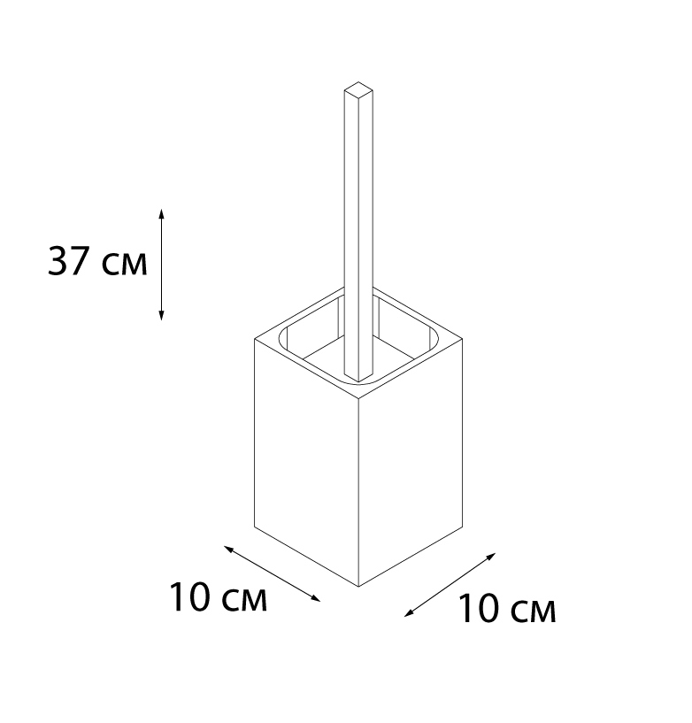 Ершик Fixsen Punto FX-200-5 черный