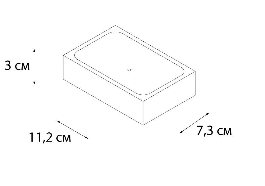 Мыльница Fixsen Blanco FX-201-4