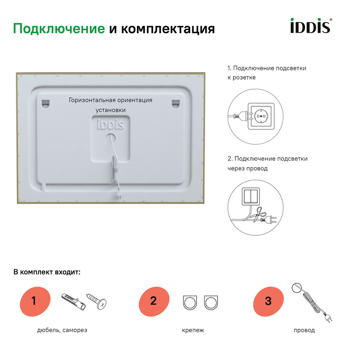 Зеркало IDDIS Zodiac 100