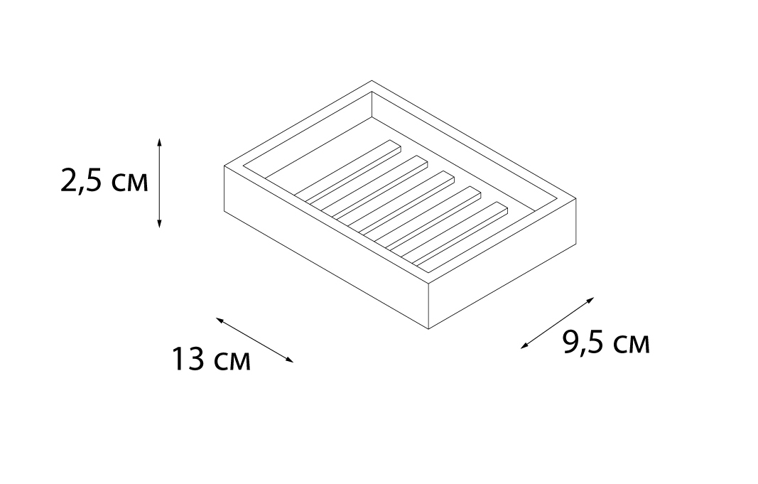 Мыльница Fixsen Sole FX-301-4