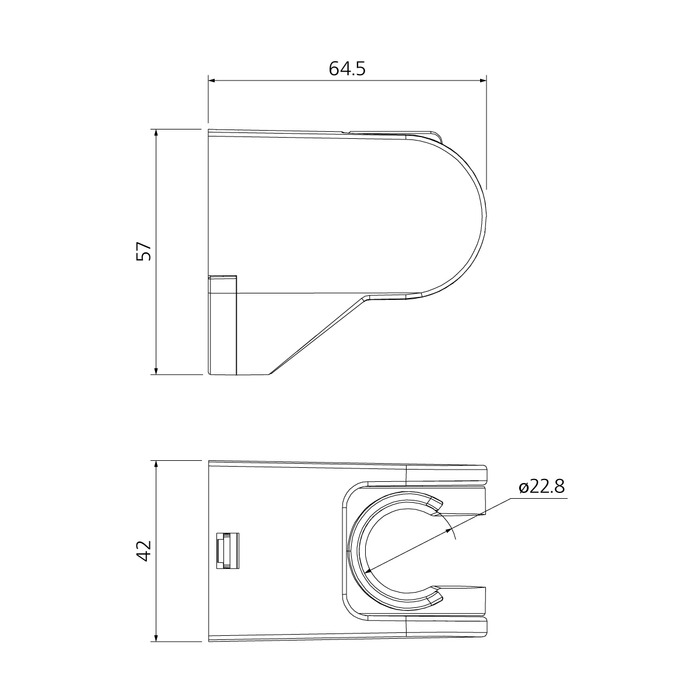 Настенный держатель Milardo 360CP00M53