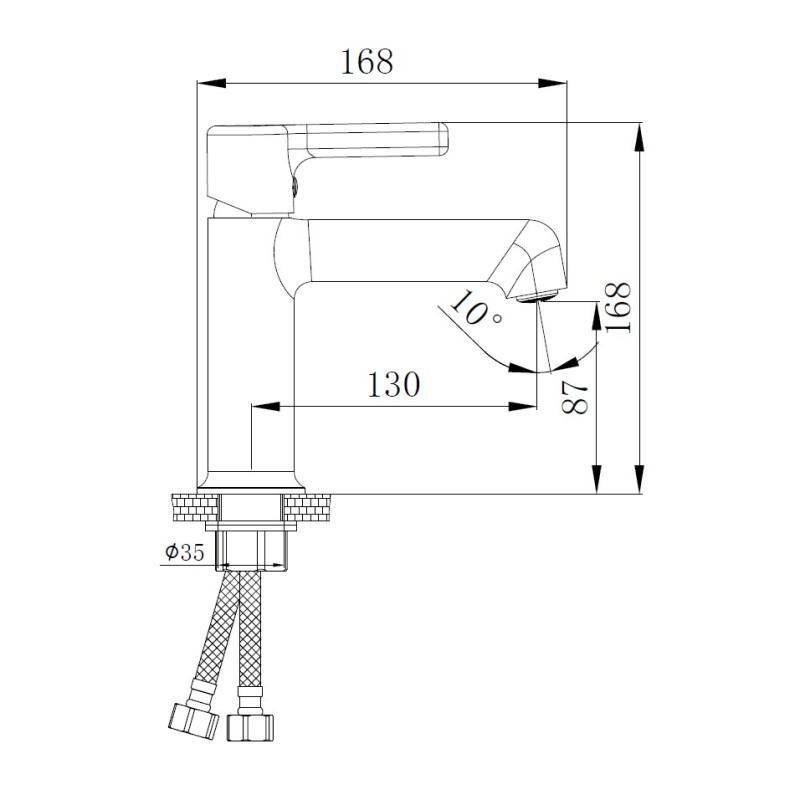 Смеситель для раковины Haiba HB10814-7