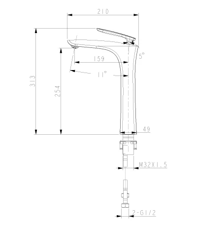 Смеситель для раковины Lemark Bellario LM6809C