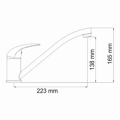 Смеситель для кухни Wasserkraft Isen 2607