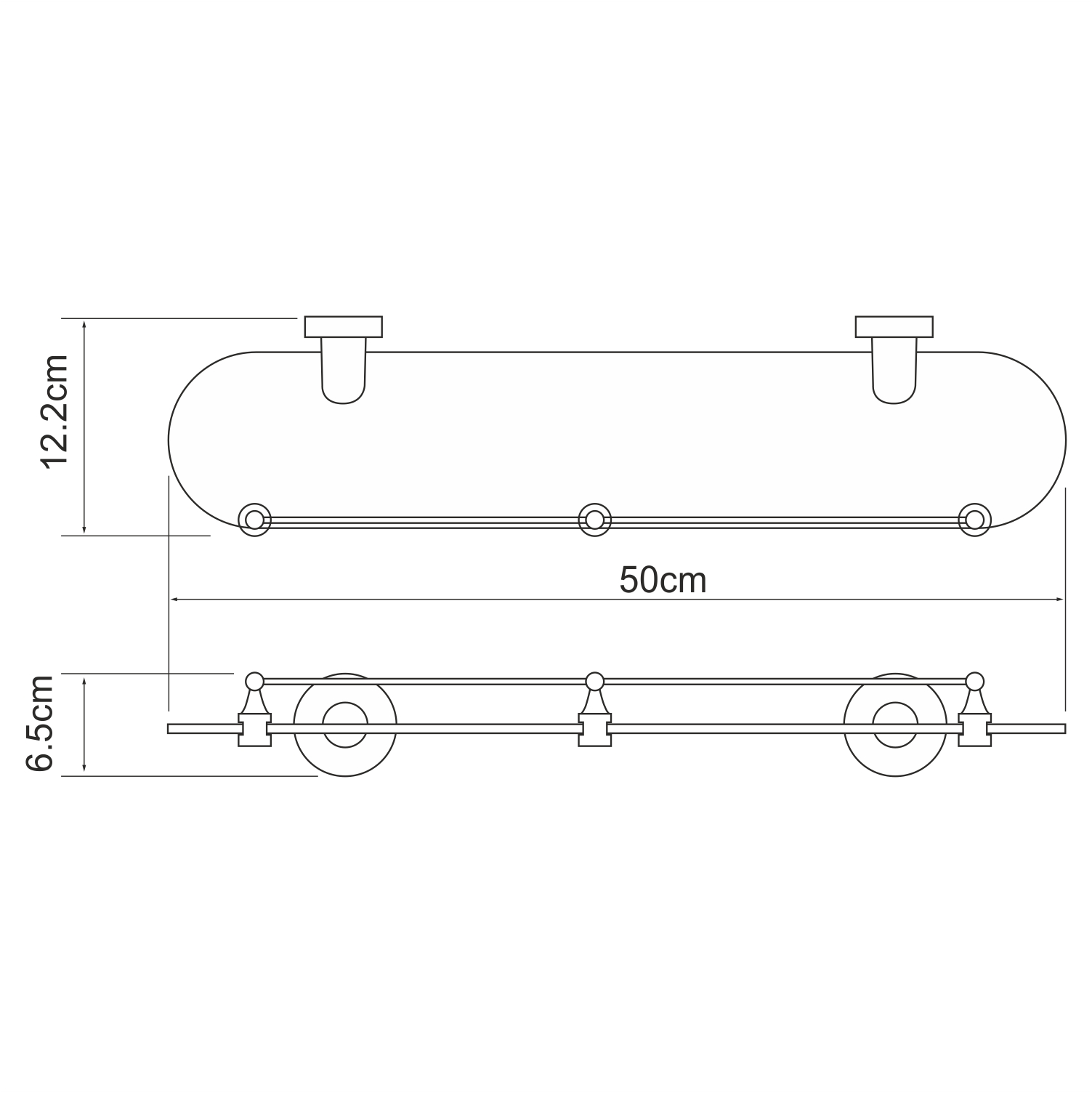 Полка Wasserkraft Isen K-4044