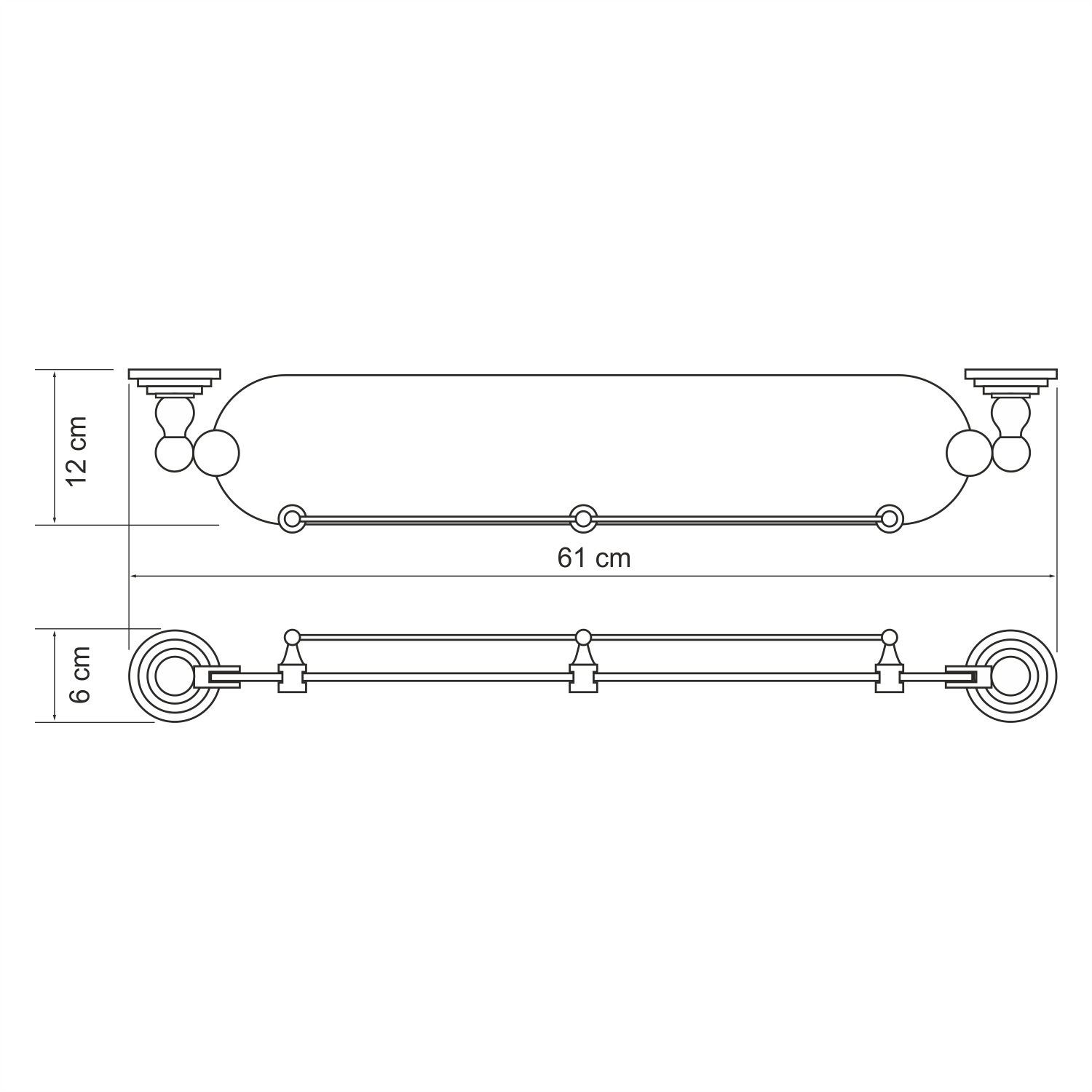 Полка Wasserkraft Ammer K-7044