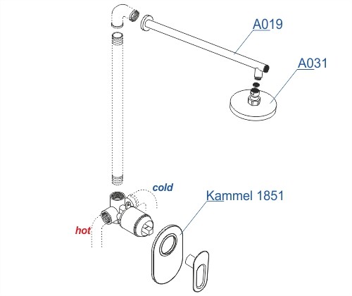 Душевой комплект Wasserkraft A12831