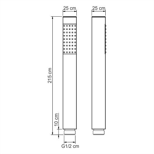 Душевая лейка Wasserkraft A106