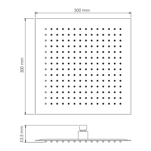 Верхний душ Wasserkraft Abens A162