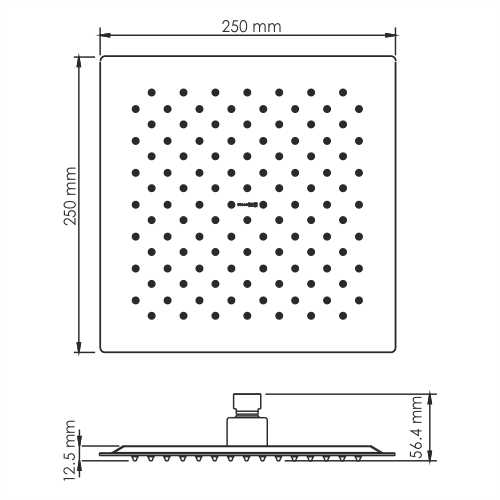 Верхний душ Wasserkraft Aisch A198