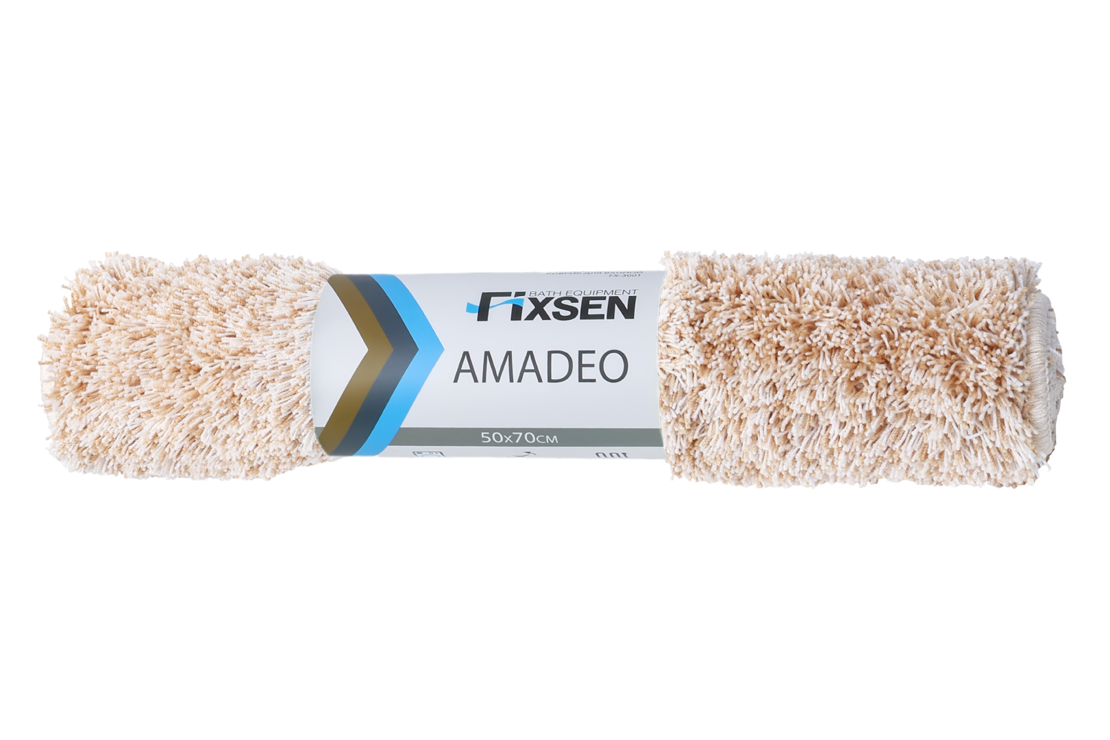 Коврик Fixsen Amadeo FX-3001A 70x50, бежевый