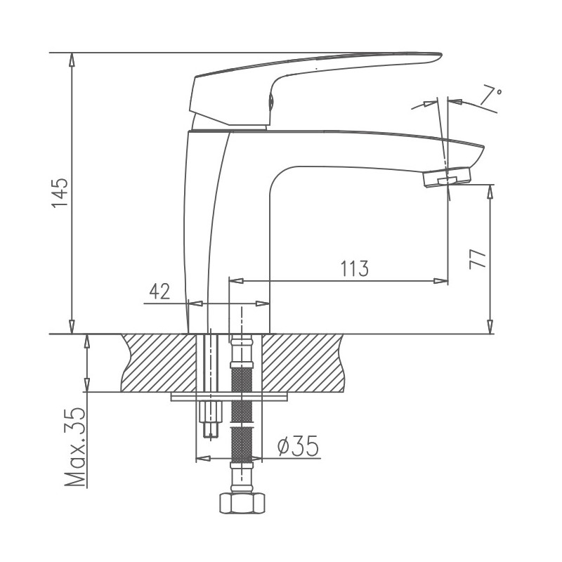 Смеситель для раковины Haiba HB183 HB10183