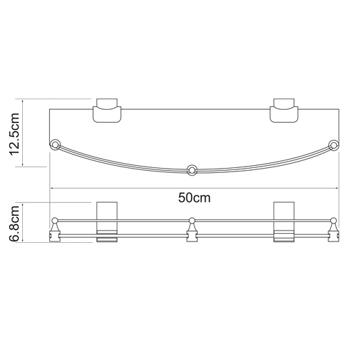 Полка Wasserkraft Leine K-5044