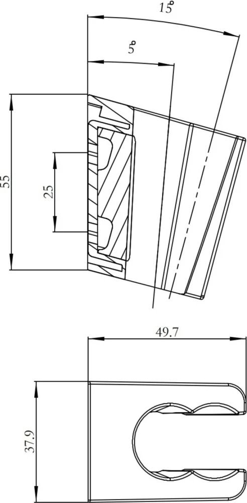 Настенный держатель IDDIS 080CP00i53