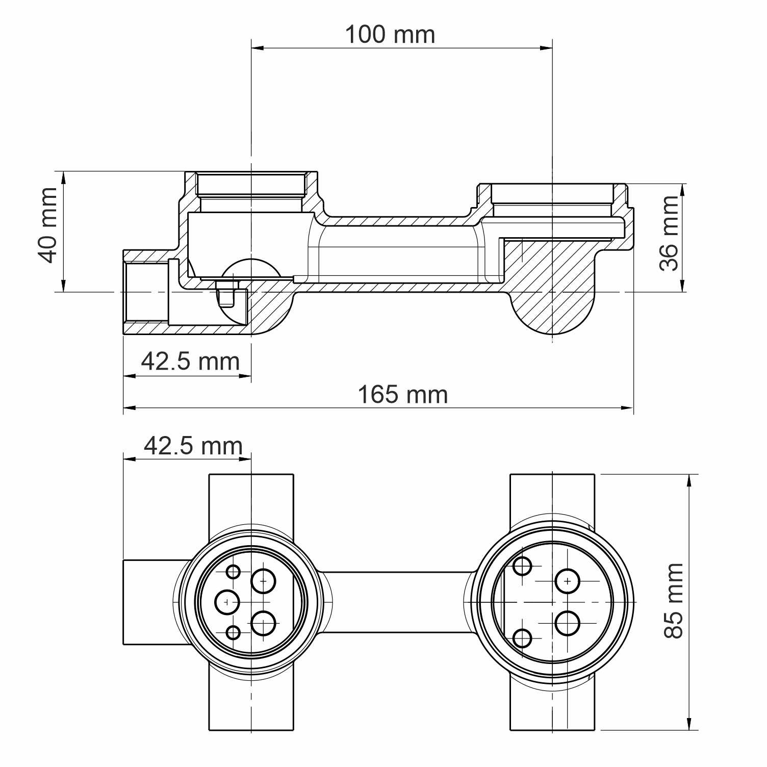 Смеситель для ванны с душем Wasserkraft Dinkel 5871 С ВНУТРЕННЕЙ ЧАСТЬЮ