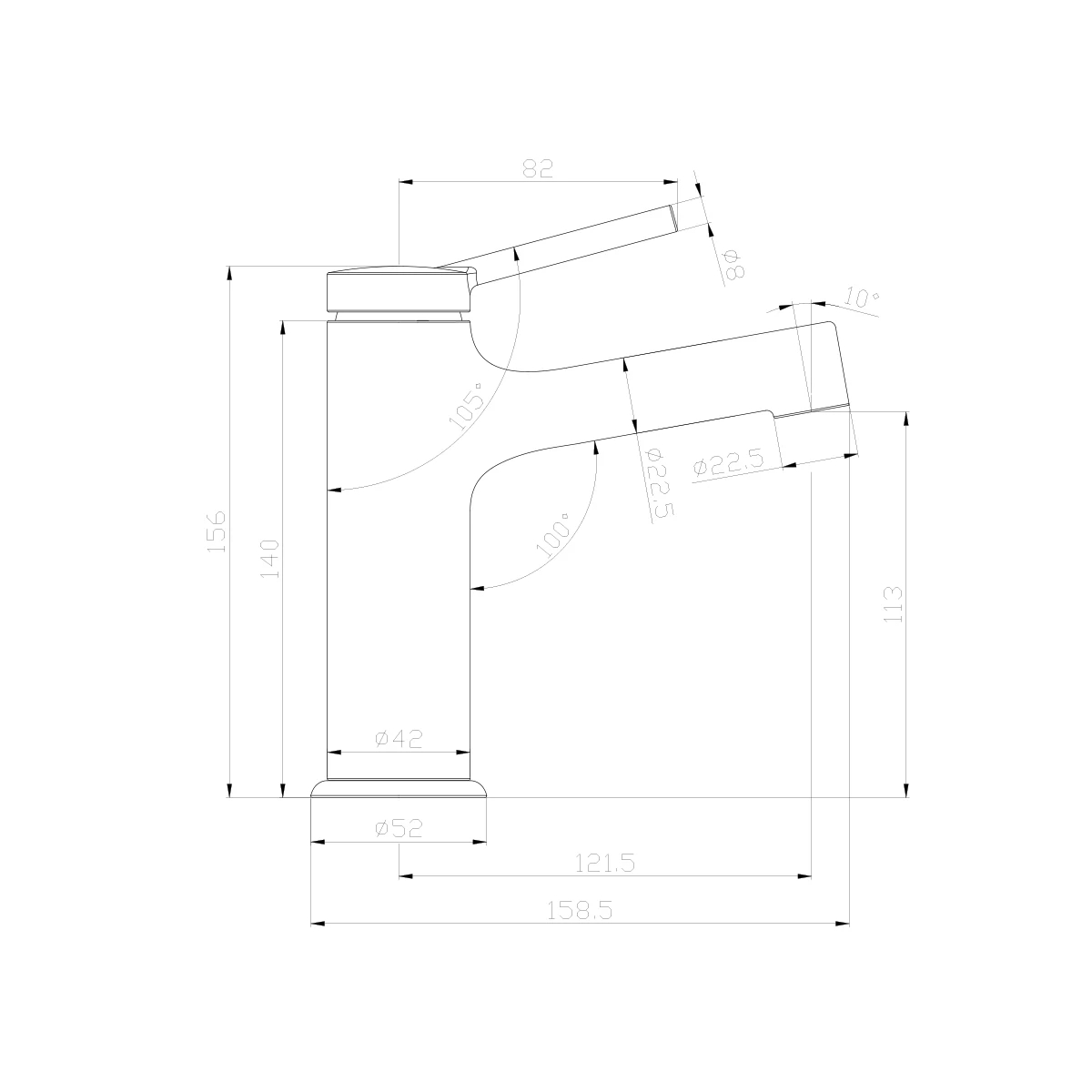 Смеситель для раковины Lemark Minima LM3806C