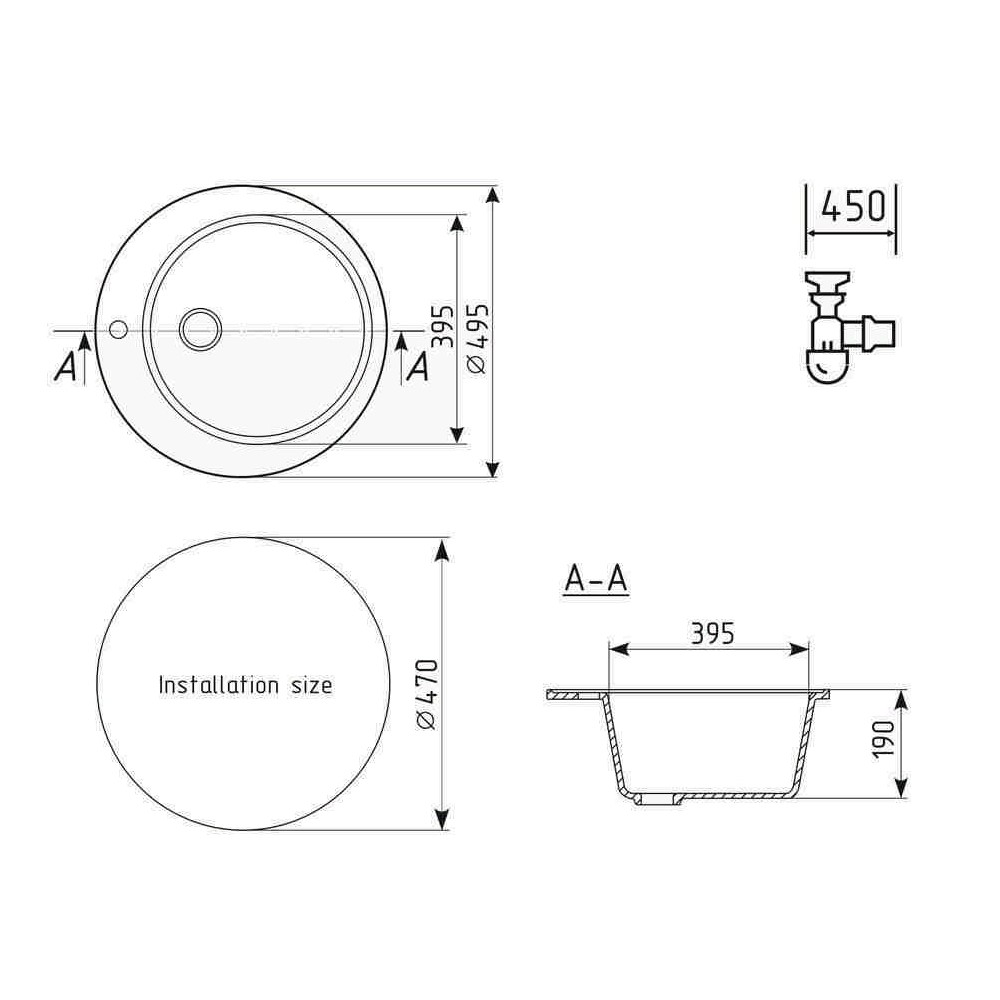 Мойка кухонная Ulgran U-405 -307 терракотовая