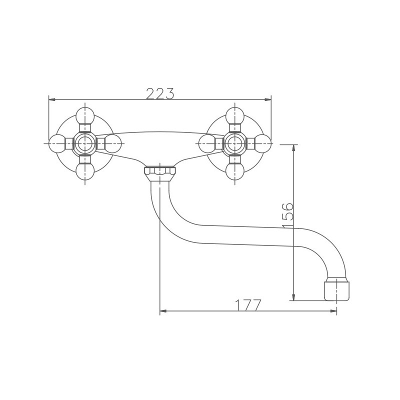 Смеситель для кухни Haiba HB19 HB4319