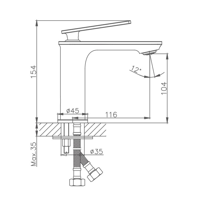 Смеситель для раковины Haiba HB589 HB10589