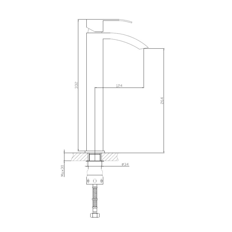 Смеситель для раковины Haiba HB11815