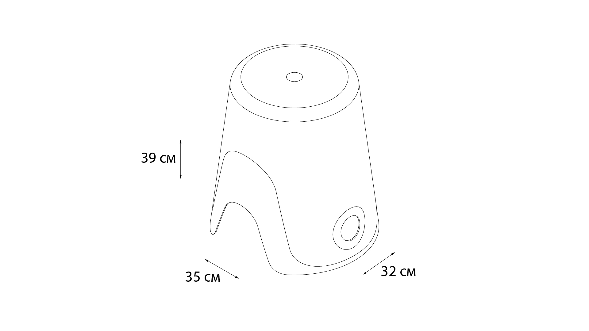 Табурет Fixsen Wendy FX-7073-02 белая