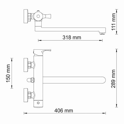 Смеситель для душа Wasserkraft Berkel 4802